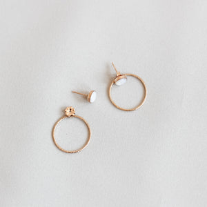 Gem Stud Hoop