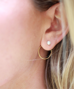 Pearl hoops