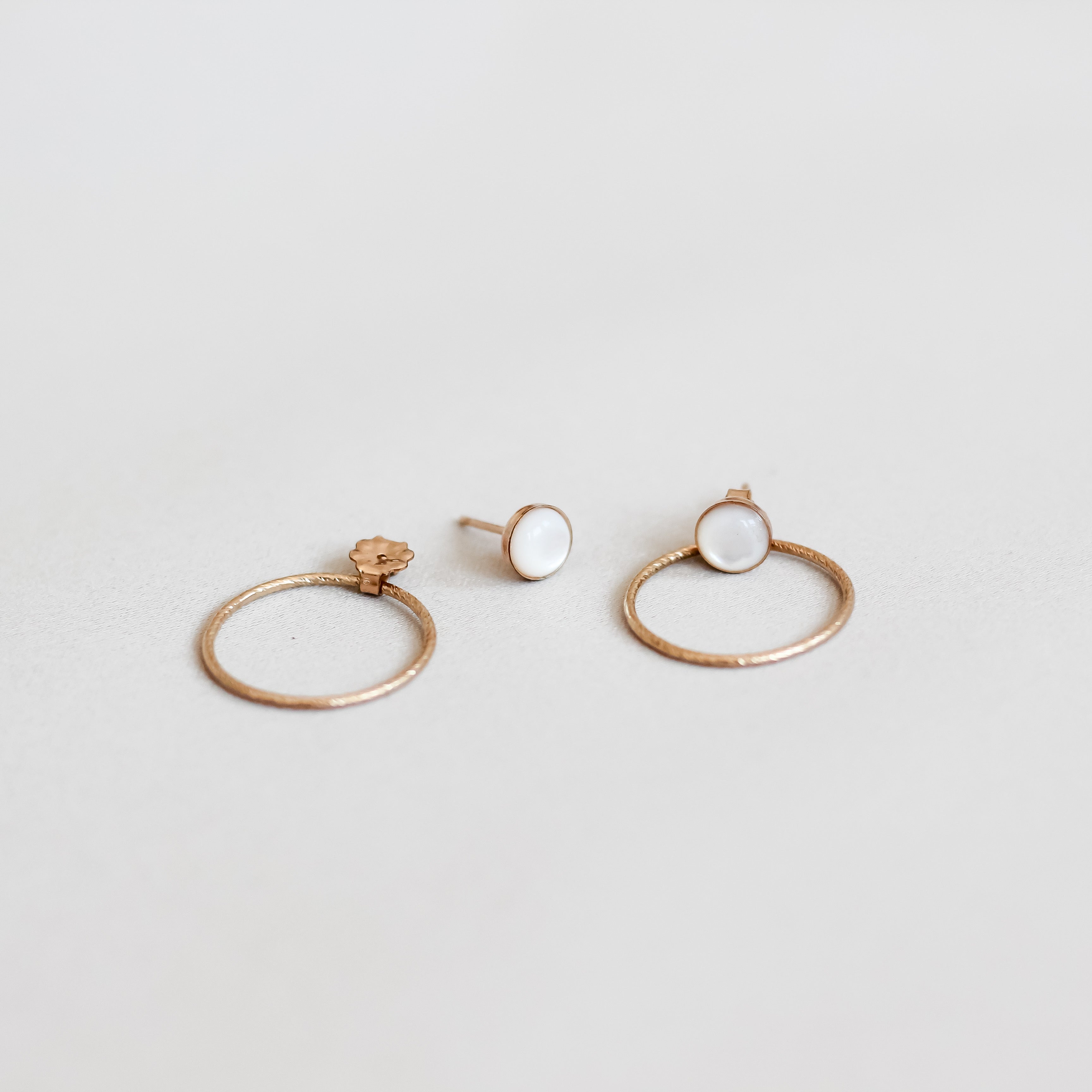 Gem Stud Hoop