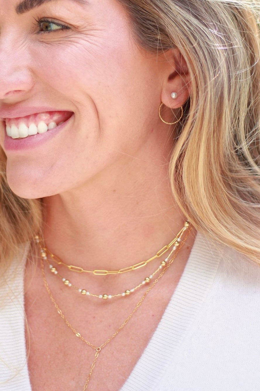 Pearl hoops