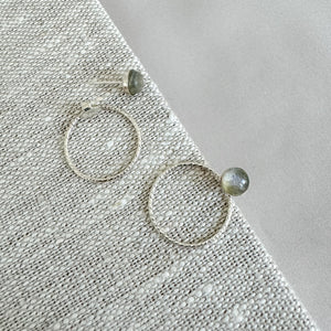 Gem Stud Hoop