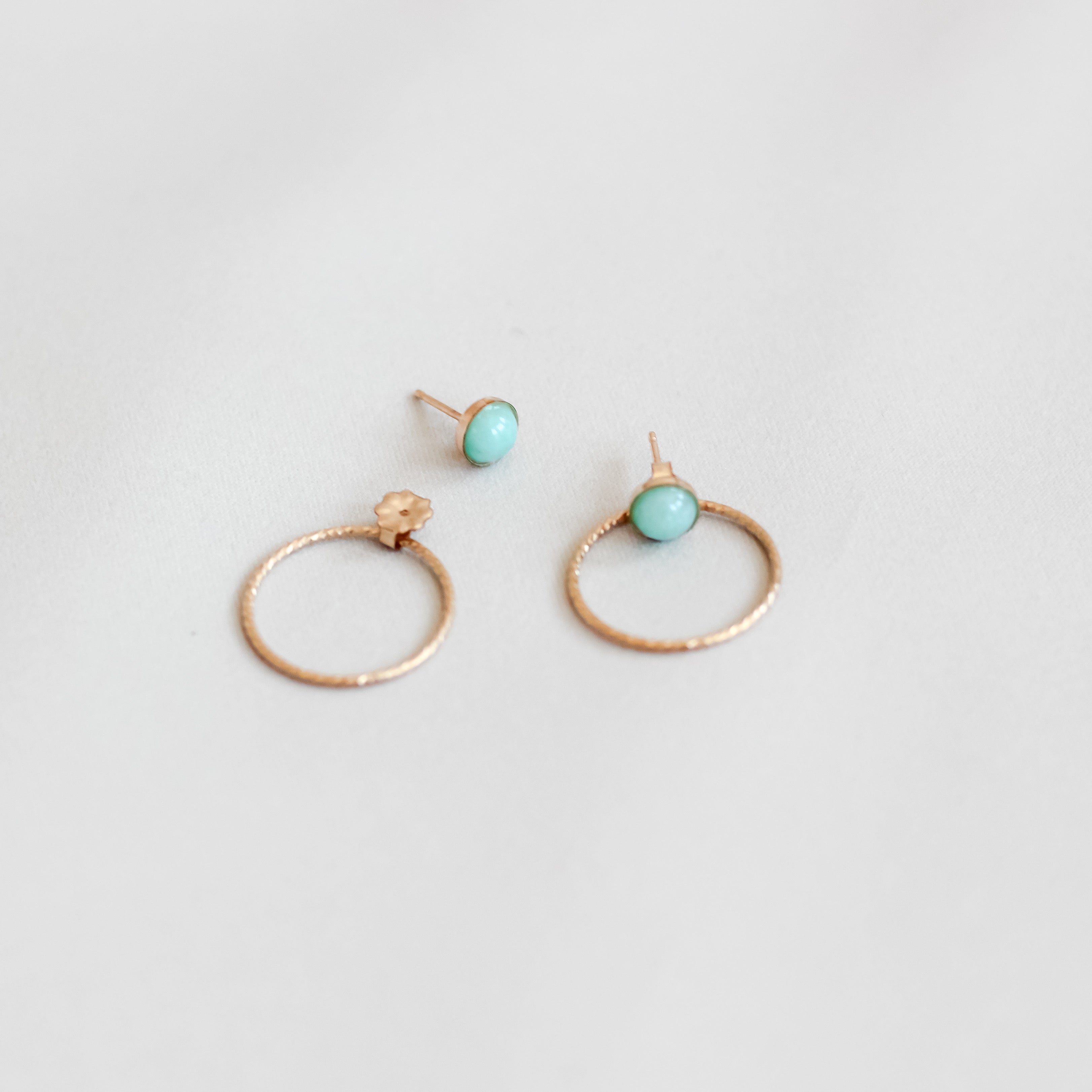Gem Stud Hoop