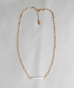 Biwa Pearl Necklace